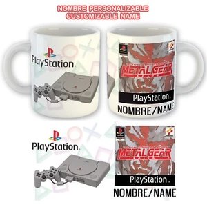 TAZA CERÁMICA PERSONALIZABLE METAL GEAR SOLID PS1 PLAYSTATION MUG REGALO IDEAL - Imagen 1 de 3
