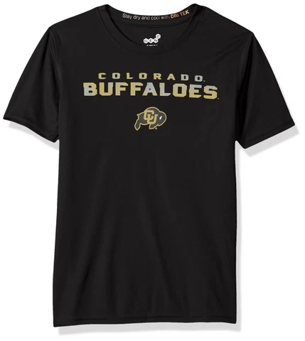 NCAA by Outerstuff NCAA Colorado Buffaloes Youth Boys "Nebula" Dri-Tek Short Cover