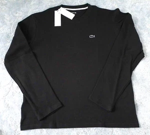 LACOSTE LANGARM SCHWARZ NACHTWÄSCHE OBERTEIL GRÖSSE MEDIUM - Bild 1 von 6