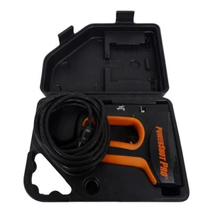 PowerShot Pro #9100 Heavy Duty Contractor Electric Staple & Nail Gun w Case - Picture 1 of 14