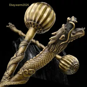 Messinghammer Meteorhammer 流星锤 Chinesischer Kampfsport KUNG-FU Hammer Übung - Bild 1 von 9