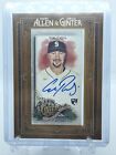 2022 Topps Allen & Ginter Cal Raleigh On Card Auto Framed Printing Plate Mini Rc
