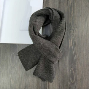 18*140cm Small Knitted Scarves Student Scarf Unisex Long Solid Color Warm Scarf - Picture 1 of 35