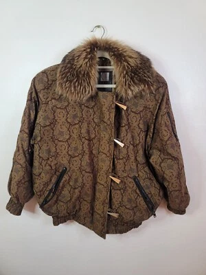 Carole Little Saint Tropez West Brown Button Up Jacket Womens Xs - Image 1 of 3
