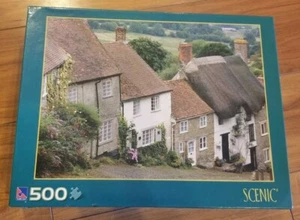 Gold Hill Puzzle Shaftesbury Dorset England 500 Piece Jigsaw Hovis Heaven Bread - Picture 1 of 3