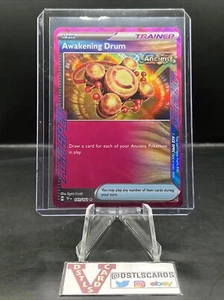 Pokemon Temporal Forces - AWAKENING DRUM 141/162 - Ace Spec Ultra Rare - Picture 1 of 3
