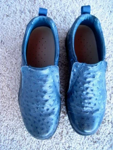 Roper Scarpe Casual Donna Sportive Struzzo Blu/Grigio Slip On 7,5 - Foto 1 di 6