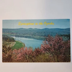 Vintage 1970 Postkarte "Frühling in den Ozarks" Landschaftsszene von DePew - Bild 1 von 7