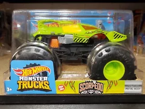 NUOVO Hot Wheels Monster Truck oversize SCORPEDO 1:24 scala 1/24 verde - Foto 1 di 1