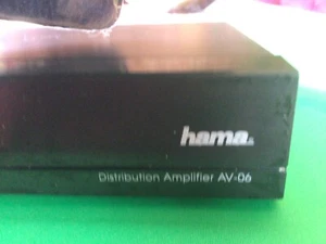 Hama Stereo Audio Distribution Amplifier, Verstärker, ohne Netzteil - Bild 1 von 3