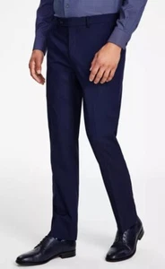 Alfani Herren Slim-Fit Stretch Einfarbig Anzughose Marineblau -36X30 DM11 - Bild 1 von 1