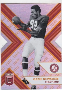 OZZIE NEWSOME 2018 PANINI ELITE DRAFT PICKS ORANGE STATUS DIE-CUT #78 ALABAMA - Picture 1 of 1