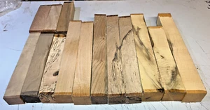 45-50MM QUADRATI 14PZ LOTTO 226A NOCE FAGGIO OLMO ACACIA LEGNO TORNITURA LEGNO VUOTO - Foto 1 di 1
