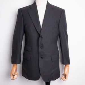Burberry London Men's Grey Nova Check Wool Formal Classic Blazer Size 46 / S  - Picture 1 of 11