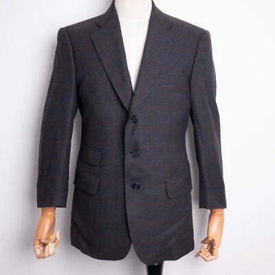 Burberry London Men's Grey Nova Check Wool Formal Classic Blazer Size 46 / S  - Image 1 of 4