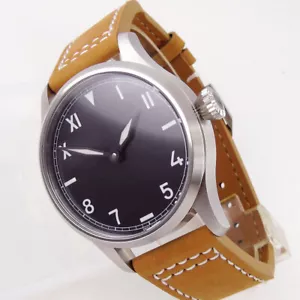 Reloj mecánico 42 mm para hombre Asia 6497 movimiento manual esfera de California luz verde - Imagen 1 de 6