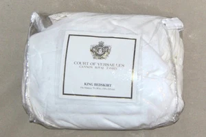  Cannon Royal Family Court Of Versailles King Bedskirt. UNBENUTZT - Bild 1 von 11