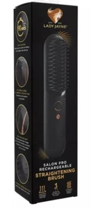 NEW Lady Jayne Salon Pro Rechargable Straightening Brush • RRP $90 • FREE POST - Picture 1 of 2