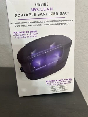 Bolsa desinfectante recargable portátil HoMedics UV-Clean - gris Foto 1 de 4