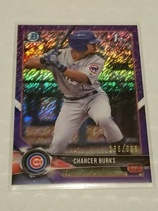 2018 Charcer Burks Bowman Chrome Prospects Purple Shimmer Refractor #BCP170 /655 - Picture 1 of 2