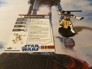 Star Wars Miniatures Clone Wars Starter Set 01 General Obi-Wan Kenobi - Picture 1 of 1