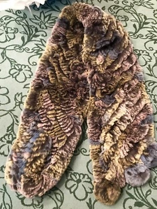 Sciarpa Donna Ragazza Lapin Pelliccia Fur Affare Introvabile Nuova - Foto 1 di 1