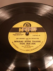 78 Art Mooney 7 his Orc. (WHAM BAM! THANK YOU MA'AM /THER'LL NEVER BE ANOTHER U) - Picture 1 of 4