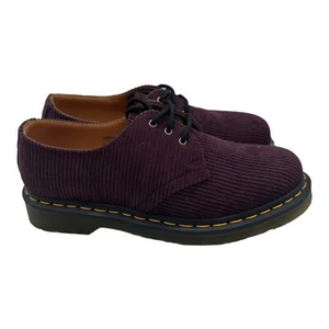 Dr. Martens 1461 Oxblood Duchess Corduroy Oxfords Shoes Size Men's 8 Women's 9 - Picture 1 of 7