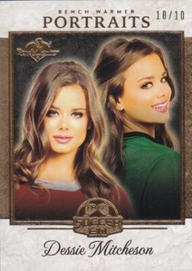 2022 BENCHWARMER SOCCER DESSIE MITCHESON GOLD FOIL PORTRAITS CARD /10