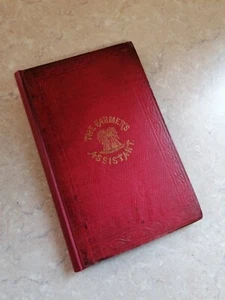 1852 FARMERS ASSISTANT by GRIEVE - LAND DRAINAGE - AGRICULTURE CALCULATOR illus - Picture 1 of 9