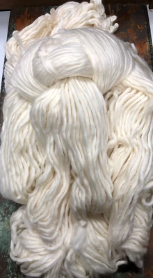 Bolso de lana de hilo crema de 2 libras Foto 1 de 2