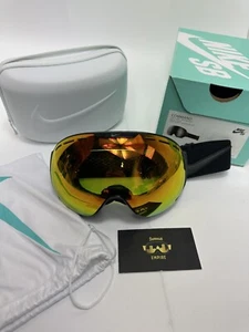 Nike SB Command Snowboard Goggles Black Smoke With Bag And Case Rare - Picture 1 of 6
