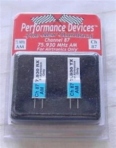 Airtronics 75Mhz AM TX/RX Set di Cristalli - Canale 87 - Foto 1 di 1