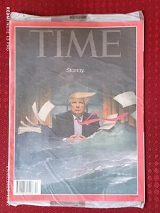 New seal Time Magazine APRIL 2018 DONALD TRUMP "STORMY NO LABEL - Picture 1 of 2