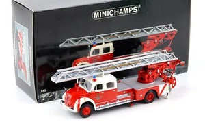 1:43 Minichamps Magirus-Deutz Mercurio DL30 Scaletta Girevole Pompieri Dortmund - Foto 1 di 3