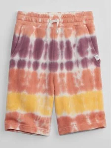 NWT Gap Kids Boys Active Shorts Knit pull-on tie-dye orange yellow u pick size - Picture 1 of 1