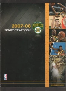 2007-08 Seattle Sonics official team yearbook KEVIN DURANT ROOKIE YEAR - Picture 1 of 2
