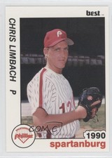 1990 Best Spartanburg Phillies Chris Limbach #7