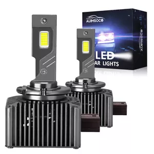 2PCS D1C/D1R/D1S 6500K White LED Headlight SET Replacement HID Xenon Light Bulbs - Picture 1 of 9