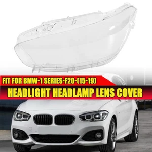 For 2015-2019 BMW 1 Series F20 LCI Left Side Clear Headlight Headlamp Cover Lens - Picture 1 of 9