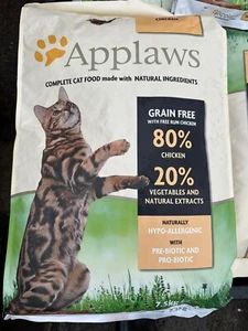 Applaws Complete Natural and Grain Free Dry Adult Cat Food Chicken 7.5kg Bag