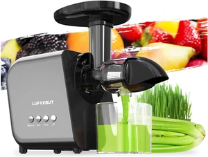 Ginger Juicer Machine Masticating Cold Press Juicer Extractor Wheatgrass Black - Picture 1 of 9