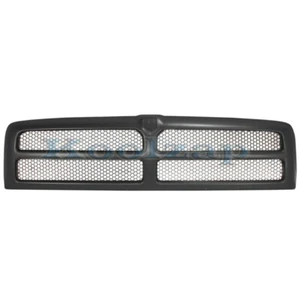 For 94-02 Ram Pickup Truck Front Grille Grill Assembly Black w/Honeycomb Insert - Picture 1 of 4