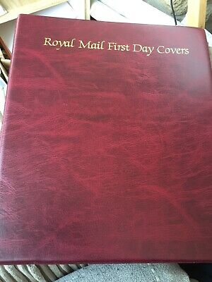 Royal Mail Red First Day Cover Album Many Pages & Title Page Buy It Now • 7.63£