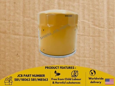 JCB BACKHOE - TRANSMISSION OIL FILTER (PART NO. 581/18063 581/M8563) - Image 1 of 4