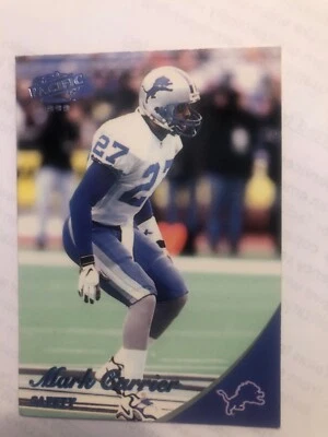 mark carrier 1999 pacific foitball card card #135 - Image 1 of 2
