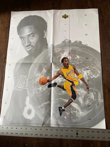 KOBE BRYANT 2001 Upper Deck "On Top Of The World" Poster 21.5 x 26.5 Cover