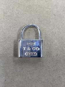 Tiffany & Co. 1837 Schloss Vorhängeschloss Anhänger Sterlingsilber 925 - Bild 1 von 4