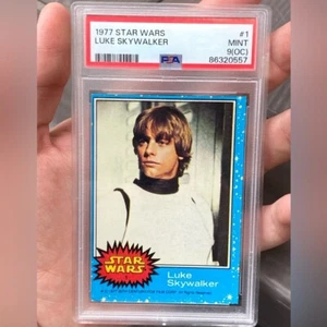 1977 Star Wars #1 Luke Skywalker PSA 9 (OC) Trading Card Graded - Picture 1 of 2