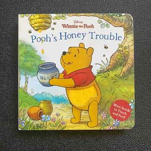 Disney Winnie The Pooh Pooh's Honey Trouble Touch & Feel Book by Sarah's Miller - Imagen 1 de 6